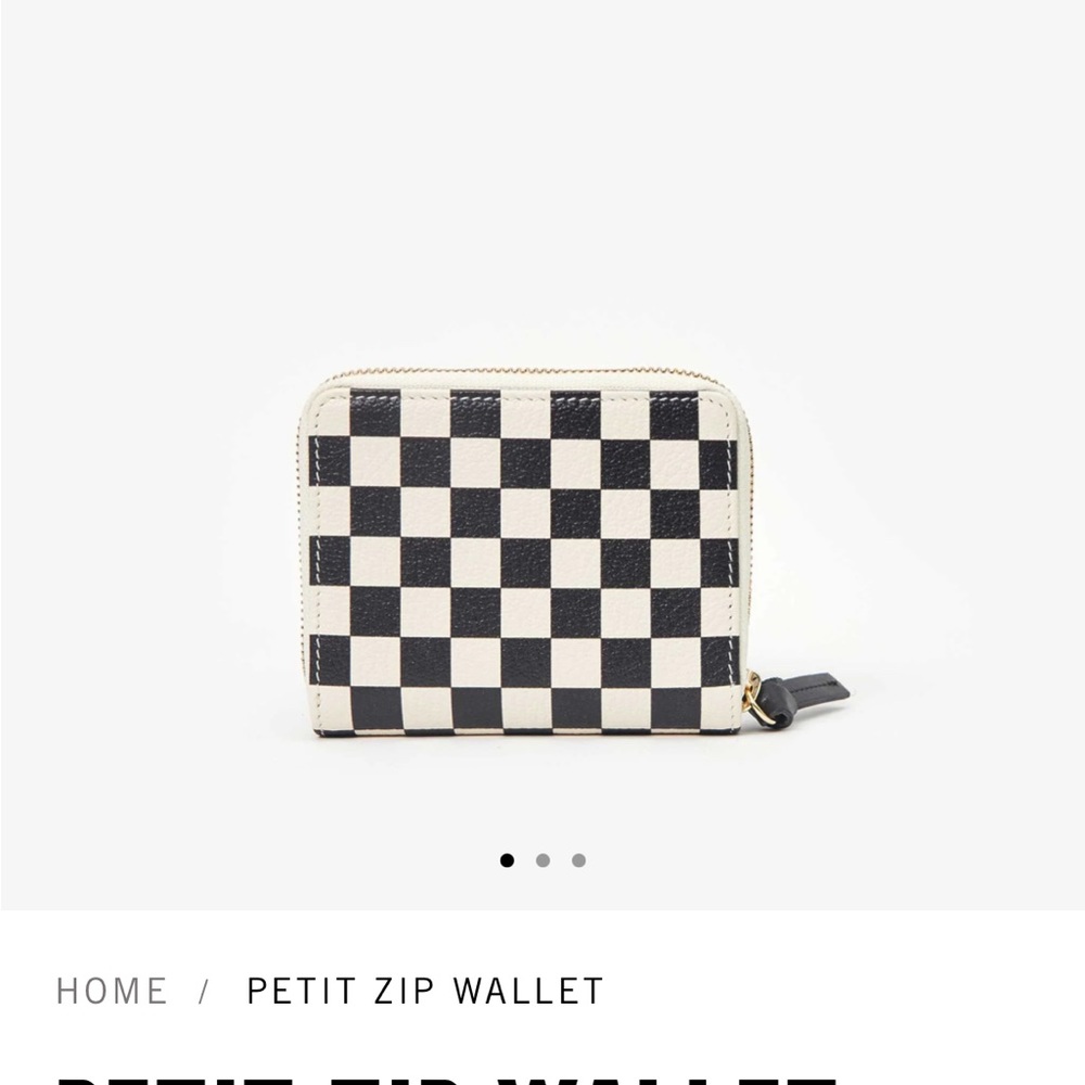 Clare V. petit zip wallet